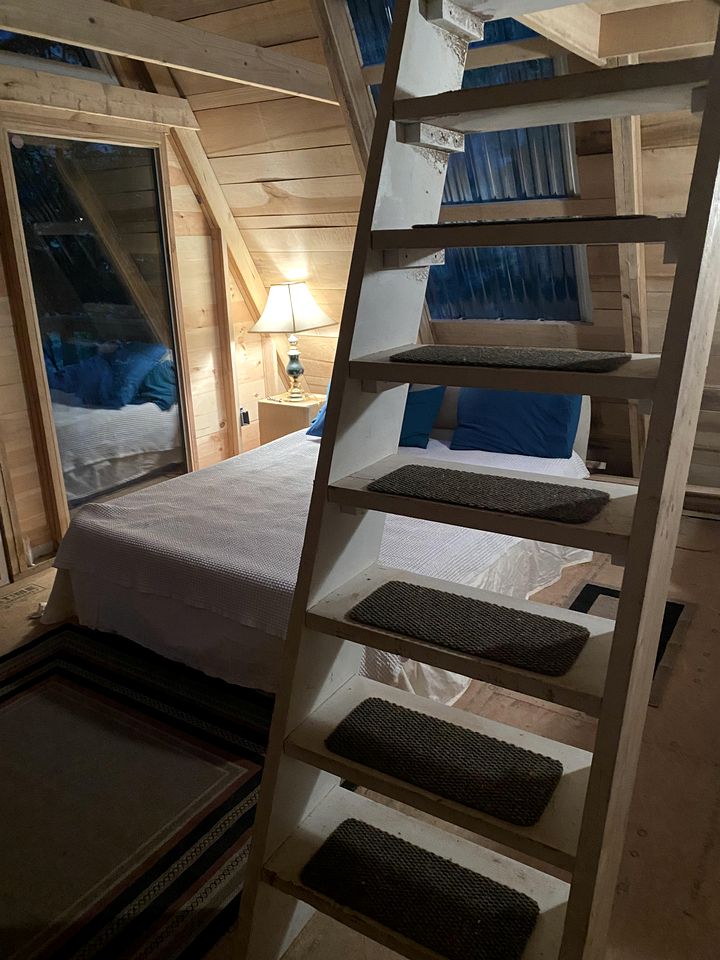 Incredible A-Frame Tree House Overlooking the Raystown Branch Juniata River and Surrounded by Trees for a Peaceful Getaway in Hopewell, Pennsylvania