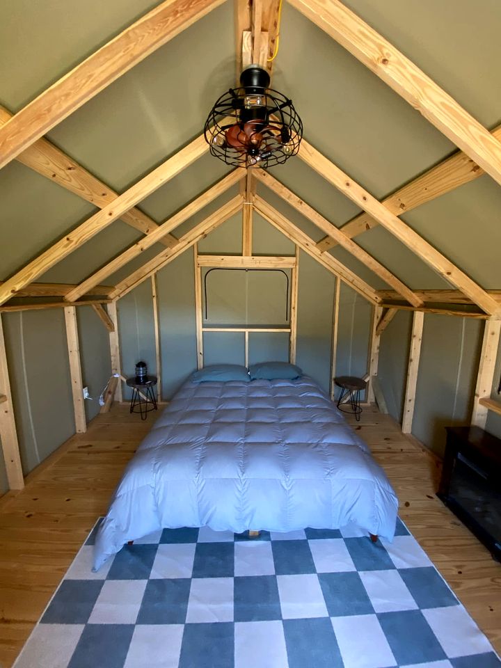 Cozy Canvas Glamping Cabins with Forest Views & Stargazing near Waterfalls in Old Fort, Tennessee