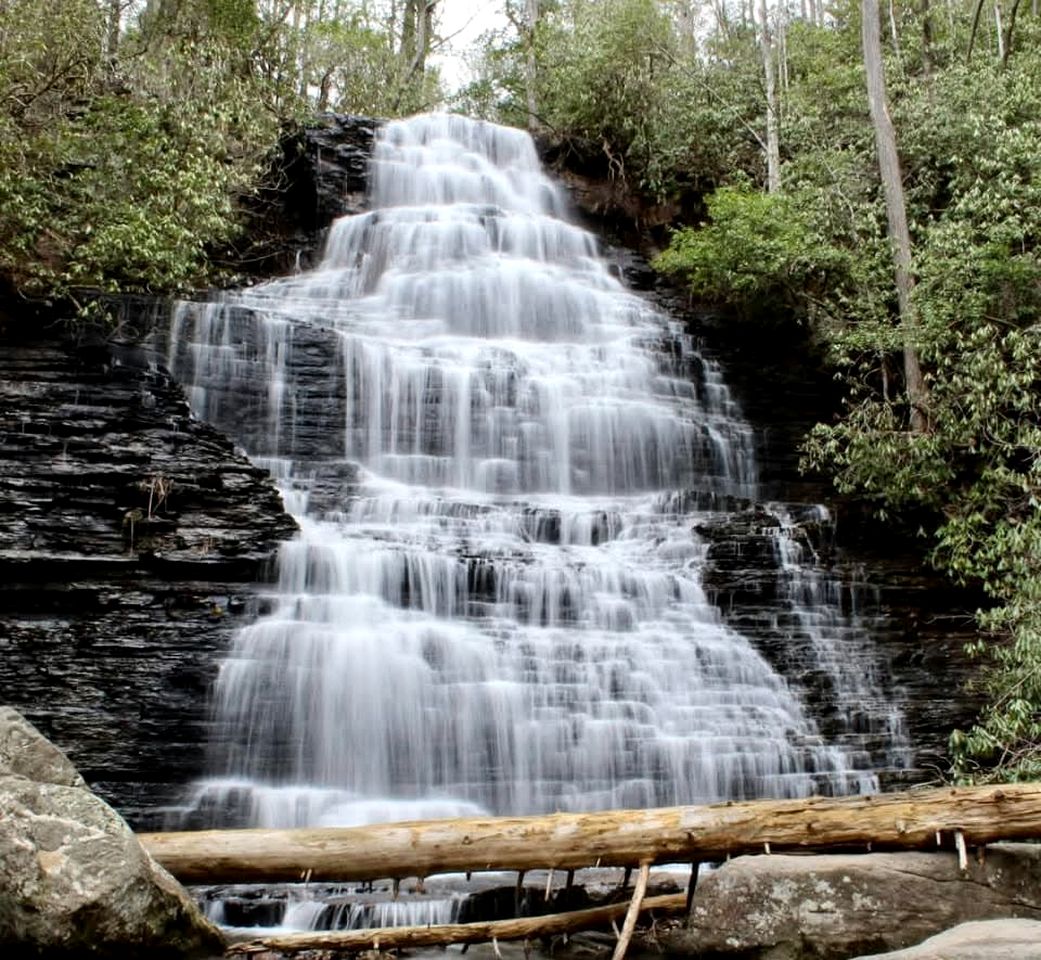 Cozy Canvas Glamping Cabins with Forest Views & Stargazing near Waterfalls in Old Fort, Tennessee