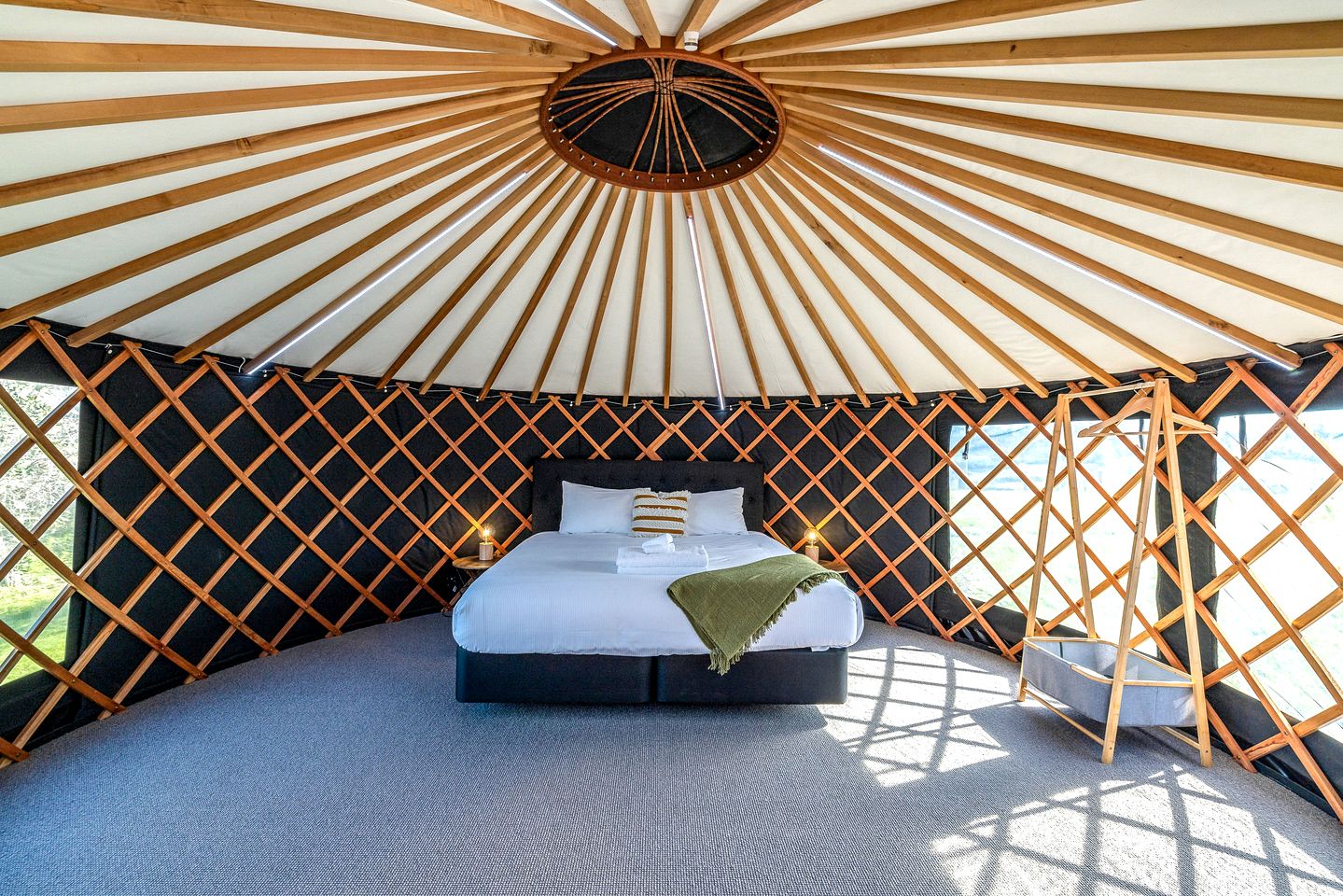 Unique Yurts with Amazing Modern Amenities for an Incredible Glamping Adventure on Waiheke Island, New Zealand
