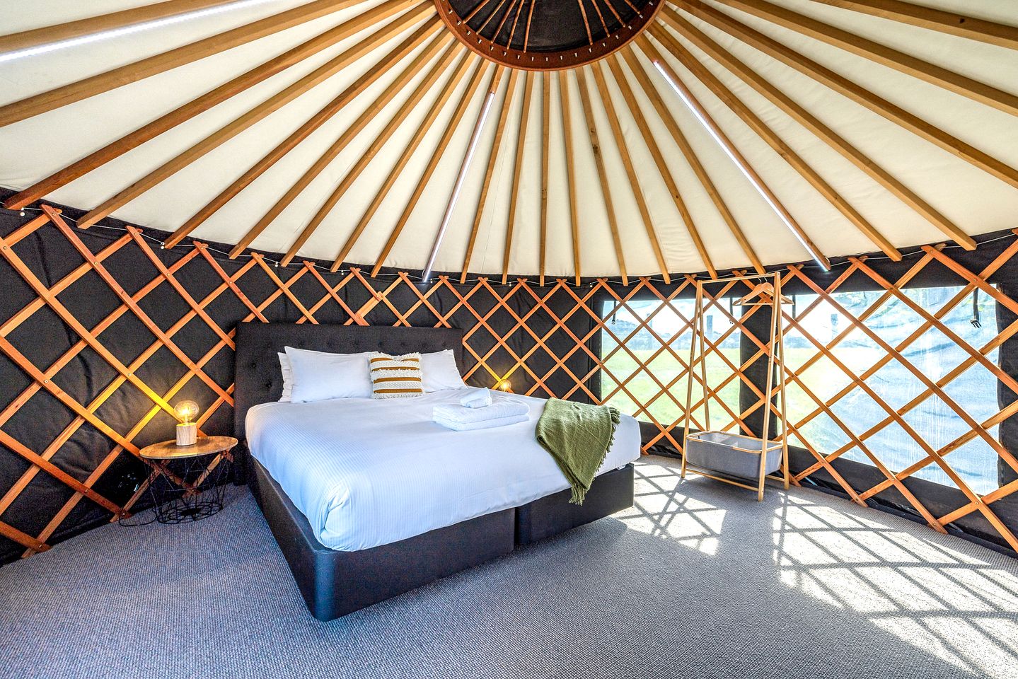 Unique Yurts with Amazing Modern Amenities for an Incredible Glamping Adventure on Waiheke Island, New Zealand