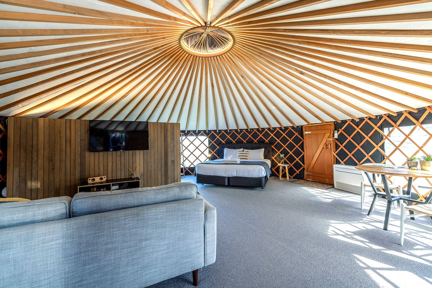 Unique Yurts with Amazing Modern Amenities for an Incredible Glamping Adventure on Waiheke Island, New Zealand