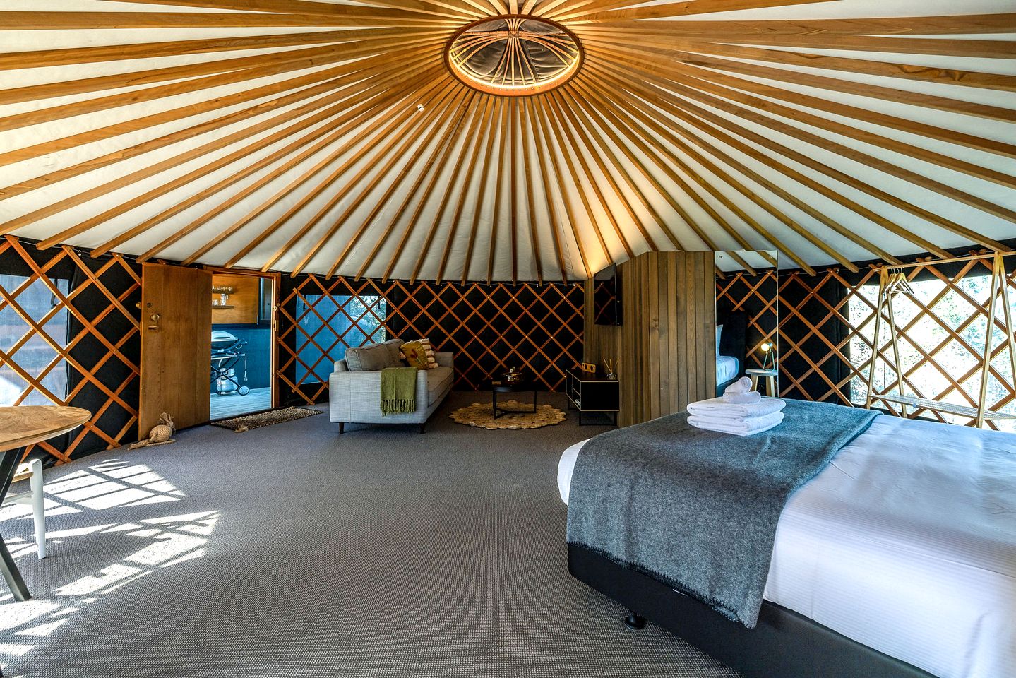 Unique Yurts with Amazing Modern Amenities for an Incredible Glamping Adventure on Waiheke Island, New Zealand