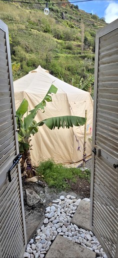 Romantic Bell Tent on a Lush Banana Plantation for an Incredible Glamping Getaway in Madeira, Portugal