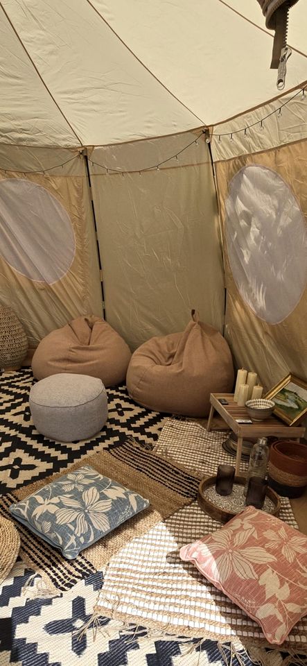 Romantic Bell Tent on a Lush Banana Plantation for an Incredible Glamping Getaway in Madeira, Portugal