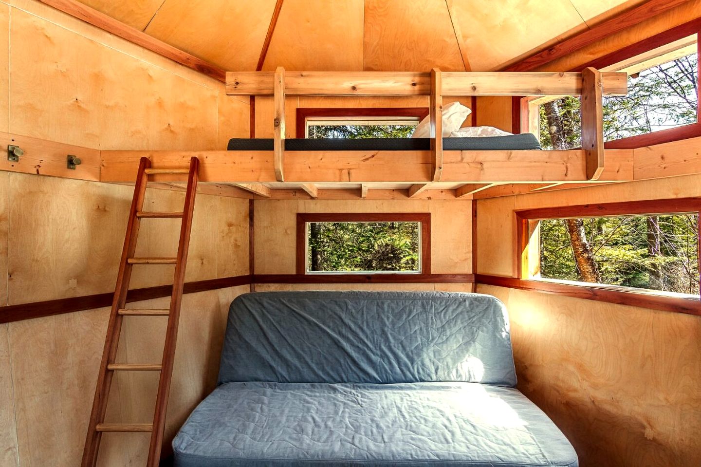 Incredible Hexagonal Pod for a Unique Glamping Escape in Nature in Harrington, Quebec