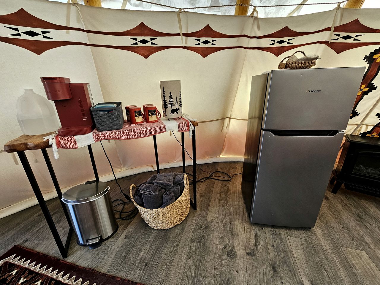 Incredible Tipi for a Unique Glamping Getaway with Stunning Mountain Views in Whittier, North Carolina