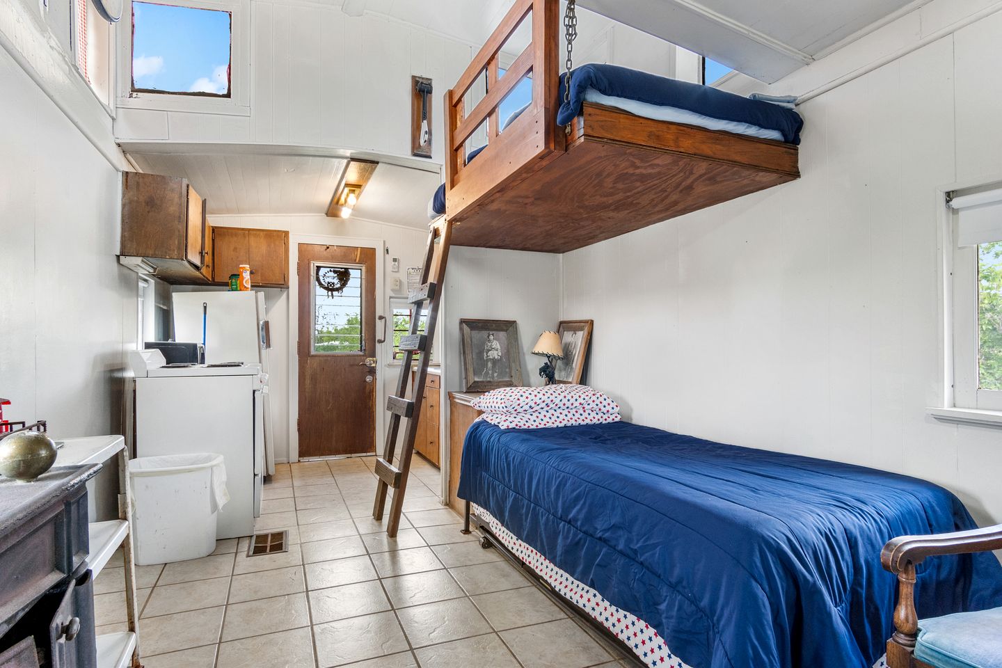 Unique Caboose for an Unforgettable Getaway Along the Medina River with Beautiful Hill Country Views in Bandera, Texas