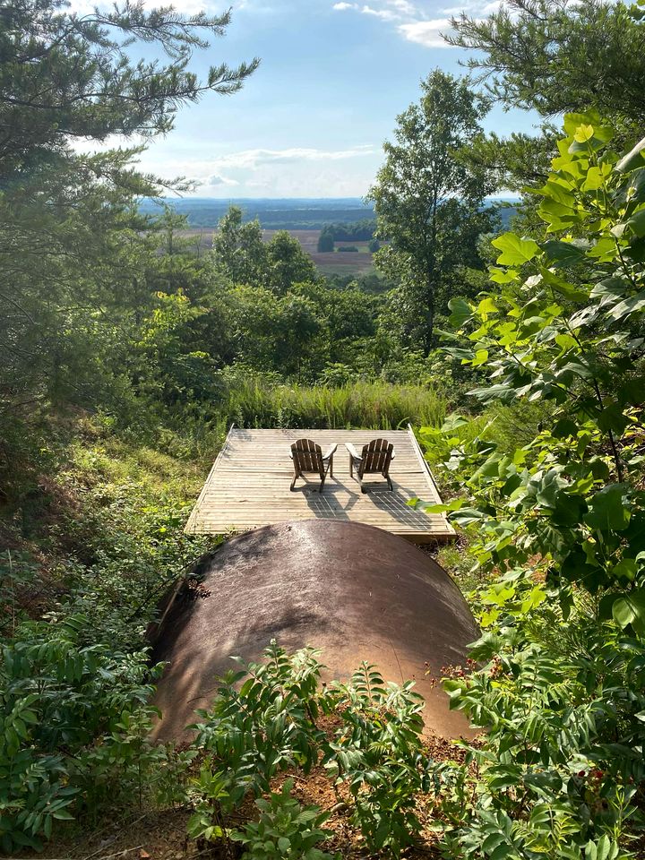 Elegant Yurt with Mountain Views & Private Pond | Unique Stay near Cherokee Mountains, Old Fort, Tennessee