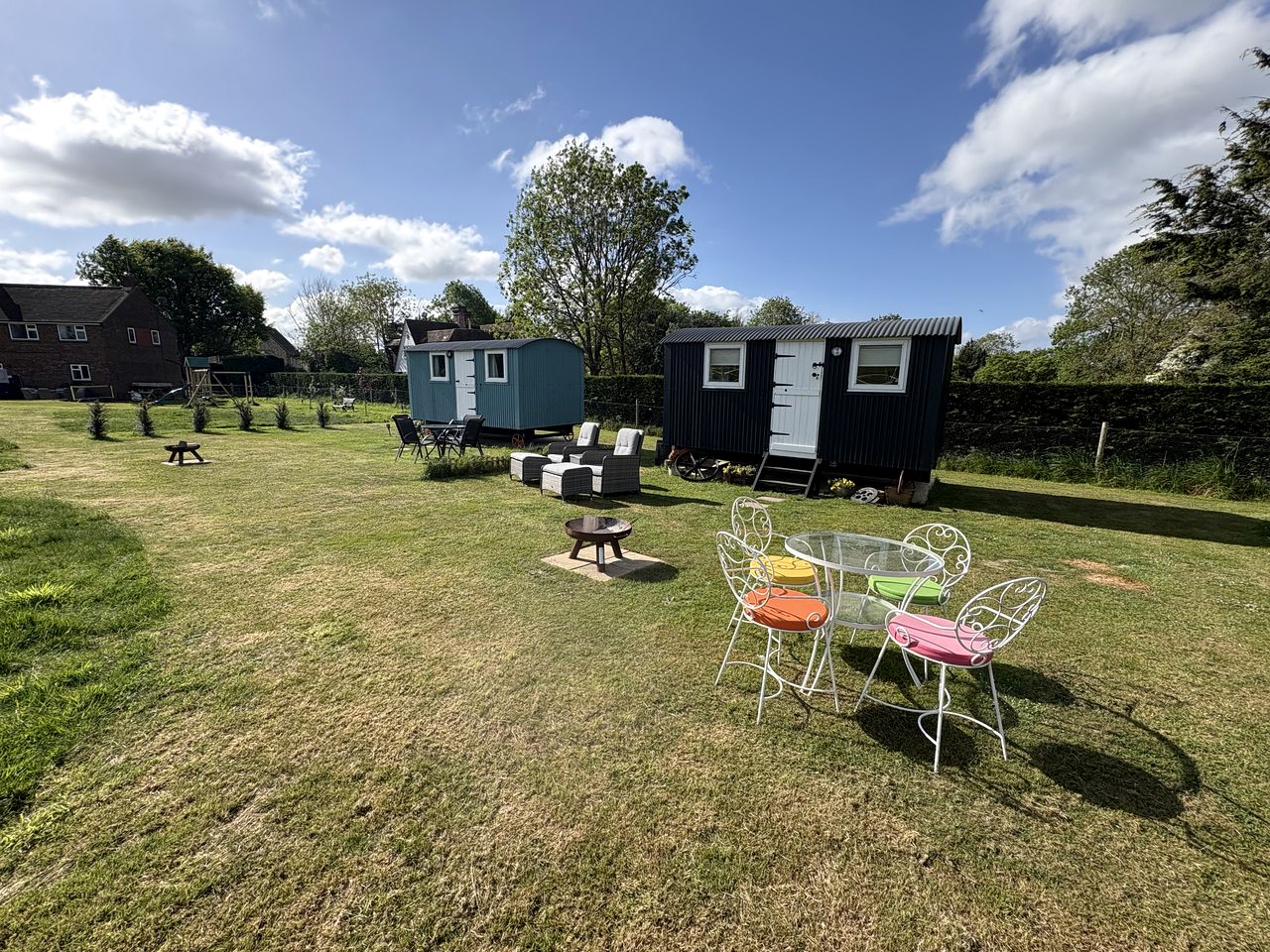 Cozy Shepherd's Hut in the South Downs National Park for a Memorable Glamping Experience near Chichester, England