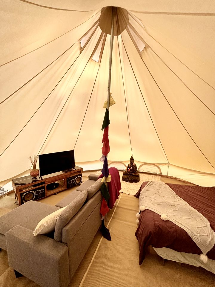 Beautiful Bell Tent Surrounded by Nature for a Peaceful Glamping Escape in Wonthaggi, Victoria