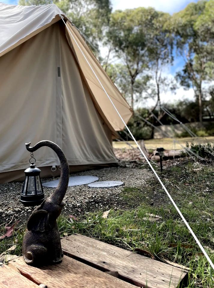 Gorgeous Bell Tent Nestled Between Bush and Sea for a Unique and Relaxing Glamping Getaway in Wonthaggi, Victoria