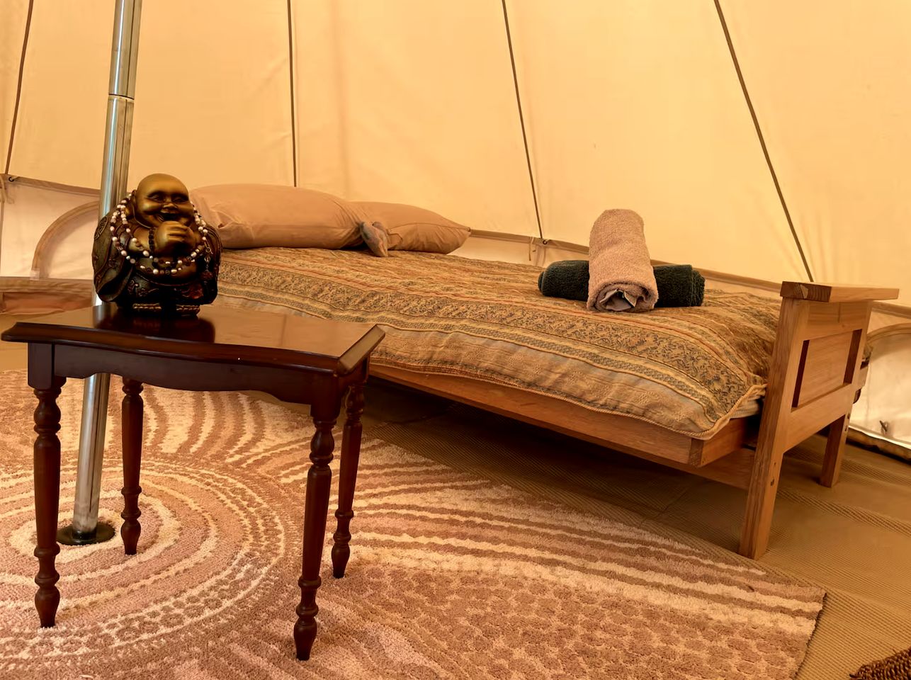 Gorgeous Bell Tent Nestled Between Bush and Sea for a Unique and Relaxing Glamping Getaway in Wonthaggi, Victoria