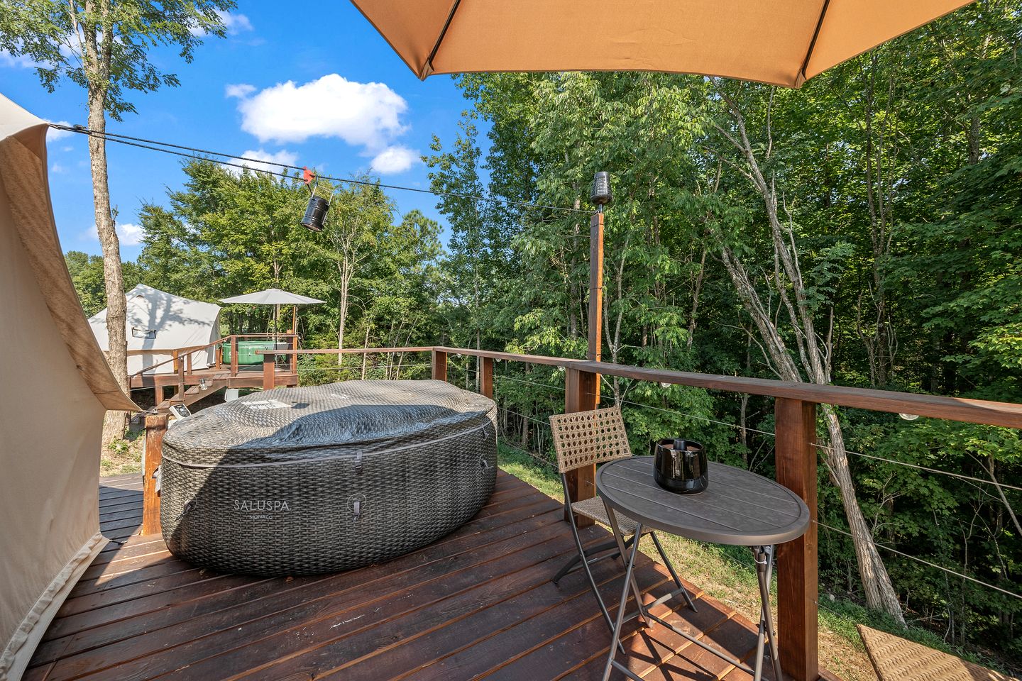 Gorgeous Bell Tent for a Romantic Glamping Escape Surrounded by Nature in Silver Point, Tennessee