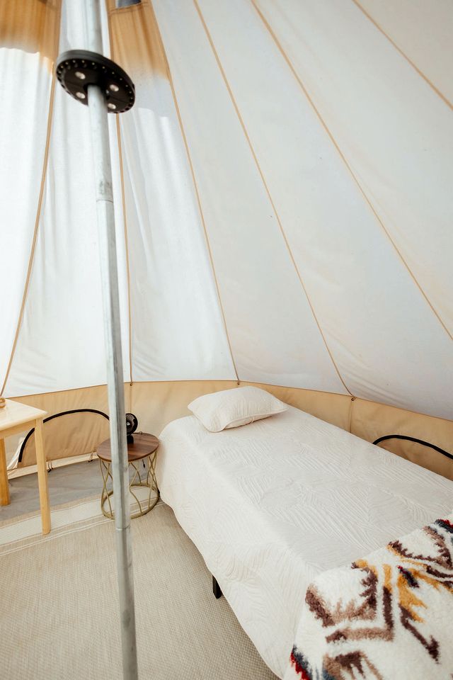 Stunning Bell Tent with Beautiful Upper Cumberland Mountain Range Views for a Memorable Getaway in Tennessee