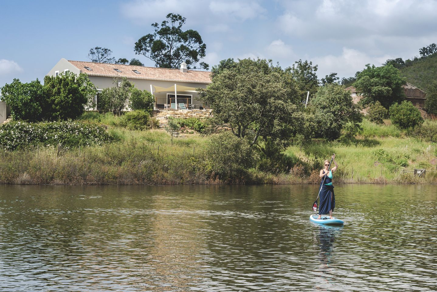 Beautiful Spacious Villa with Incredible Views for a Relaxing Family Getaway in the Algarve Countryside by the River Funcho in Portugal