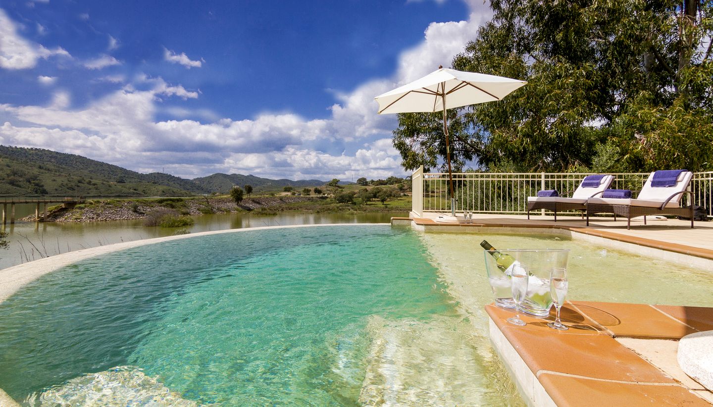 Beautiful Spacious Villa with Incredible Views for a Relaxing Family Getaway in the Algarve Countryside by the River Funcho in Portugal
