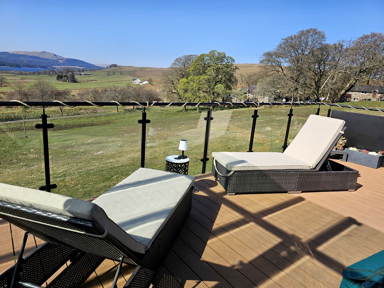 Scottish Glamping Dome with Private Hot Tub in Carron Valley, Perfect for a Countryside Escape from Glasgow