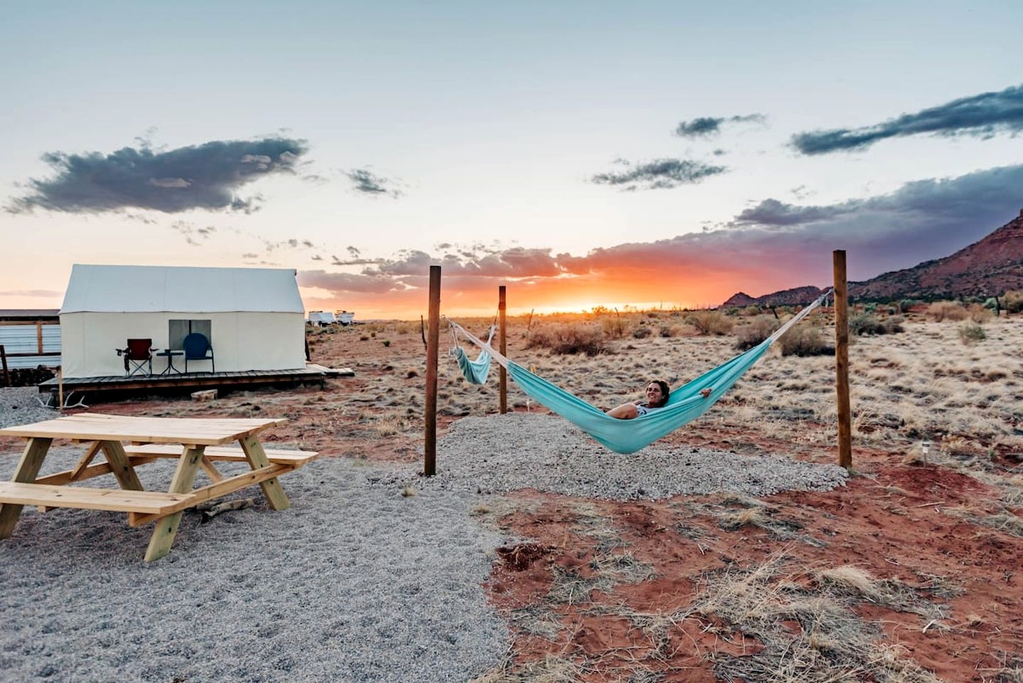 Dreamy Safari Tent for a Peaceful Escape in the Desert in Cane Beds, Arizona