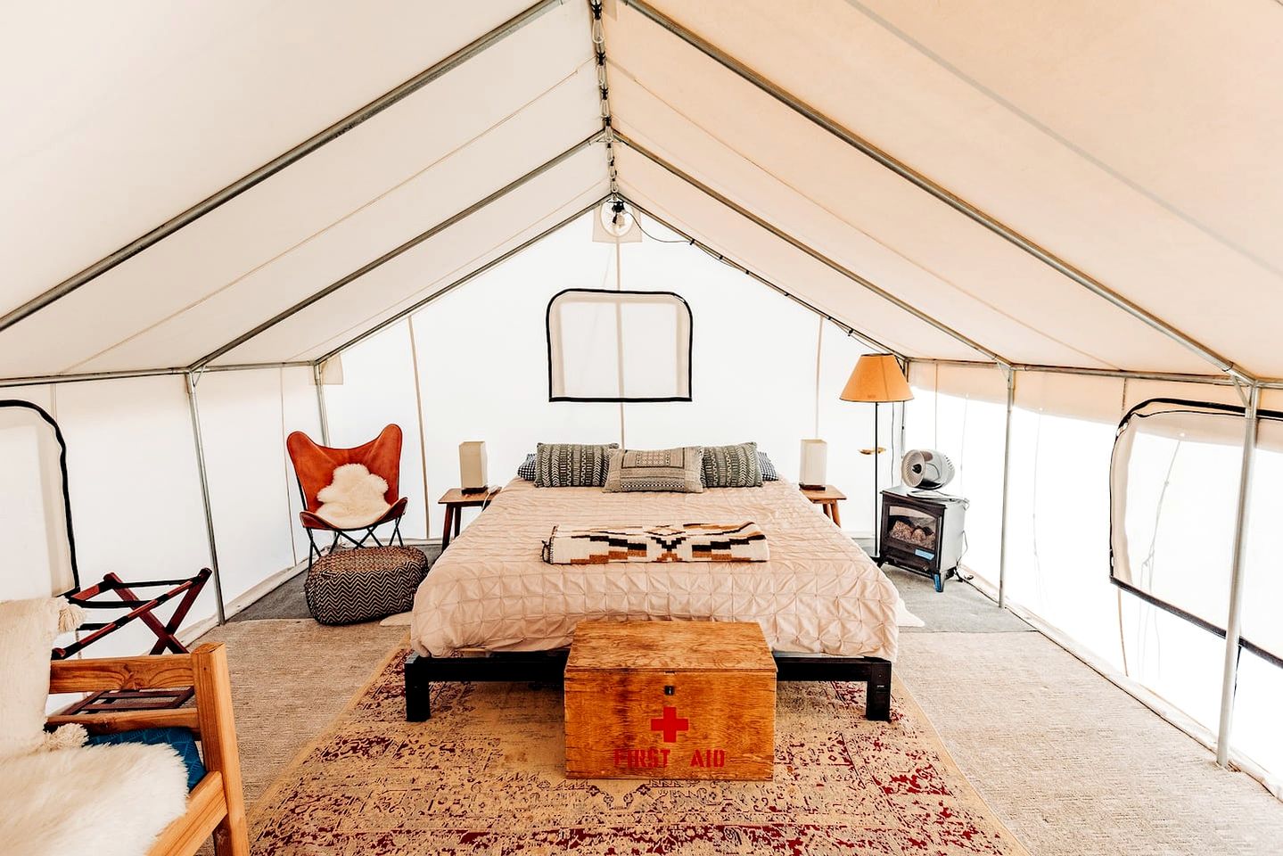 Dreamy Safari Tent for a Peaceful Escape in the Desert in Cane Beds, Arizona