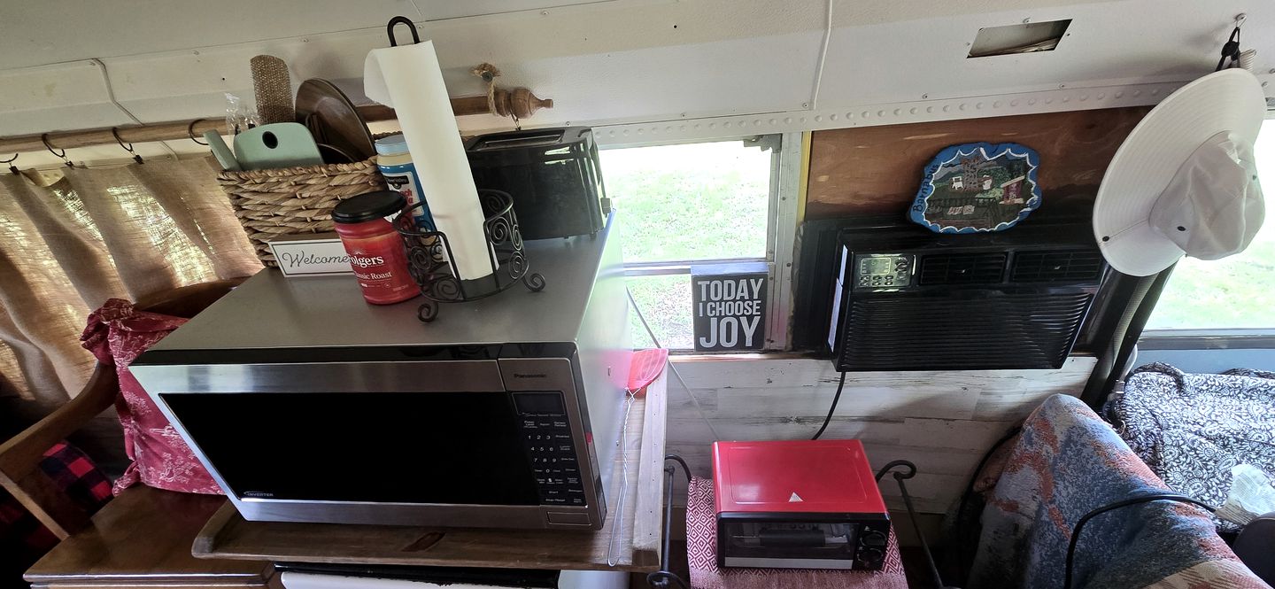 Incredible Converted Bus on a Private Horse Ranch for a Unique Couples Escape in Gainesville, Missouri