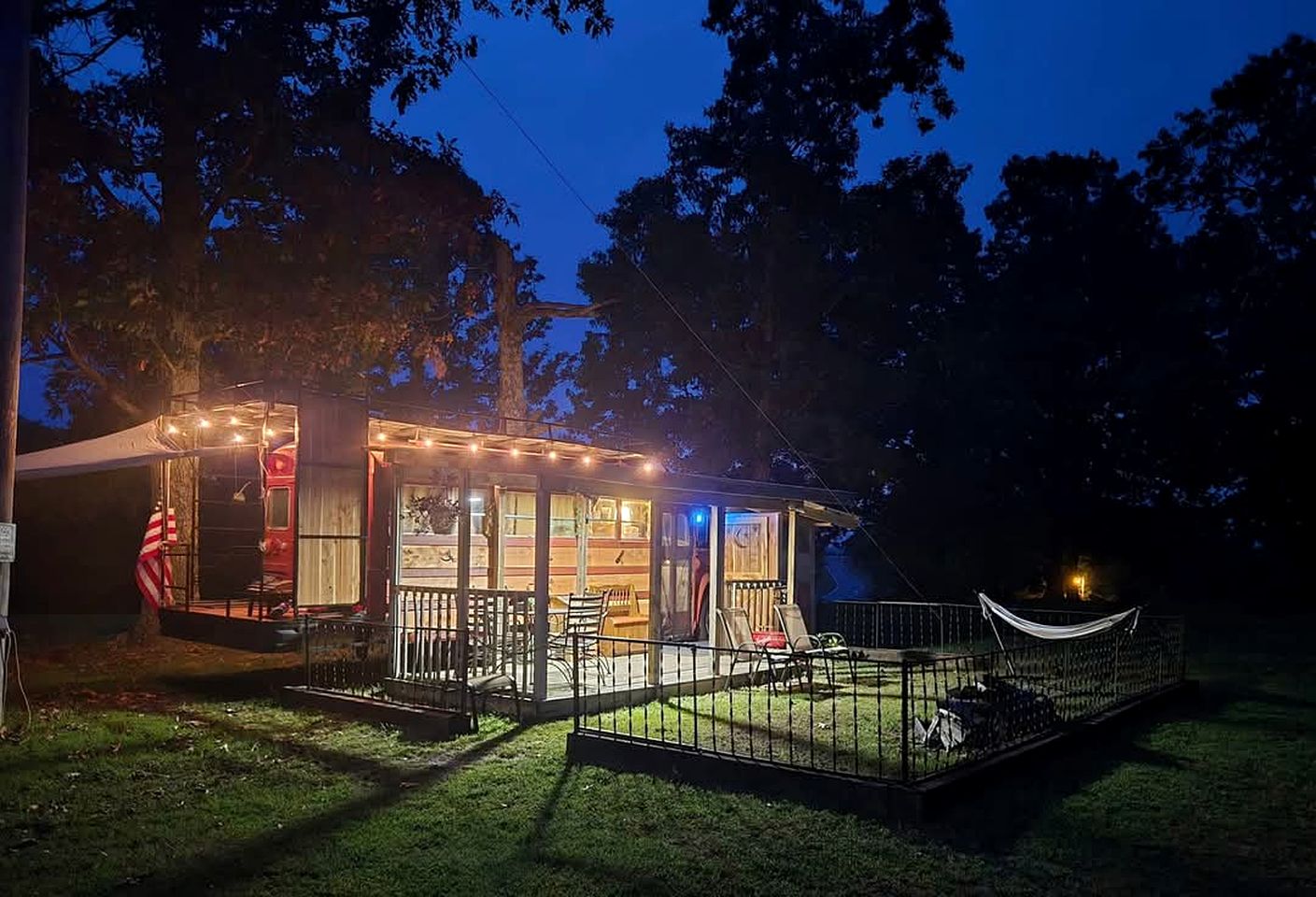 Incredible Converted Bus on a Private Horse Ranch for a Unique Couples Escape in Gainesville, Missouri