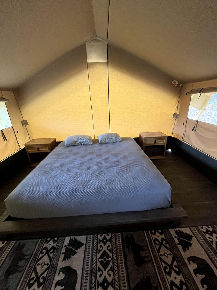 Cozy Secluded Safari Tent Surrounded by Nature with Incredible Views for a Peaceful Escape near Collbran, Colorado