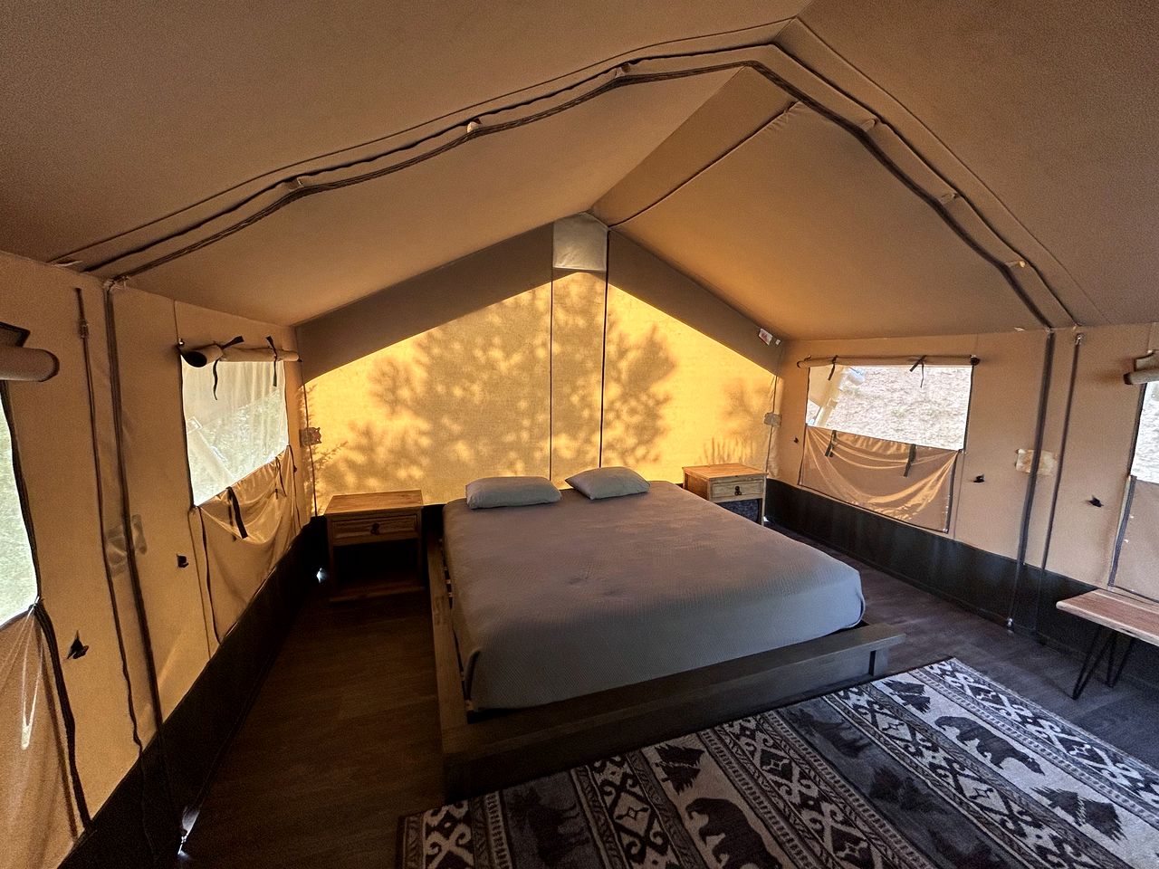 Cozy Secluded Safari Tent Surrounded by Nature with Incredible Views for a Peaceful Escape near Collbran, Colorado