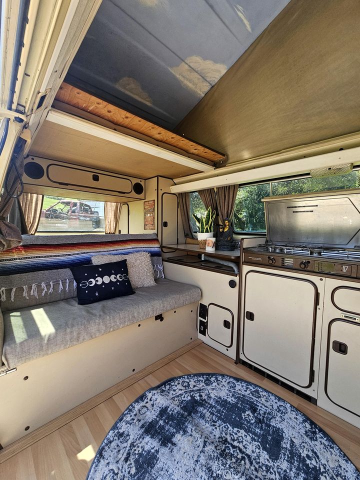 Sunny Retro VW Vanagon Glamping on Working Ranch near Napa & San Francisco, California