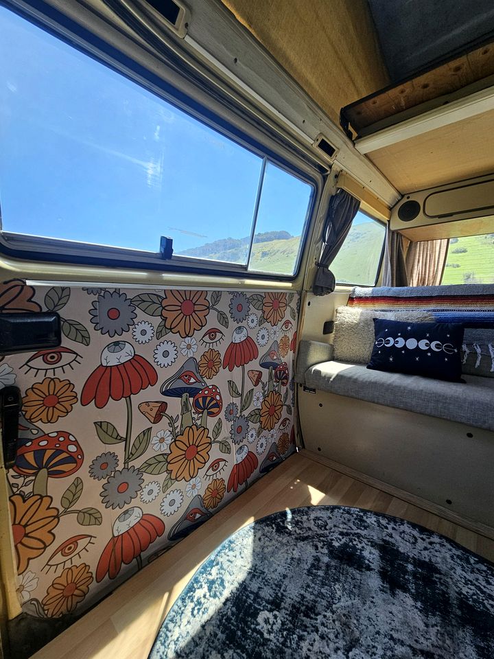 Sunny Retro VW Vanagon Glamping on Working Ranch near Napa & San Francisco, California