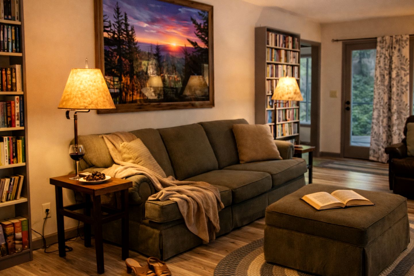 Modern Cabin with Gorgeous Porch with Stunning Views in Suches, Georgia