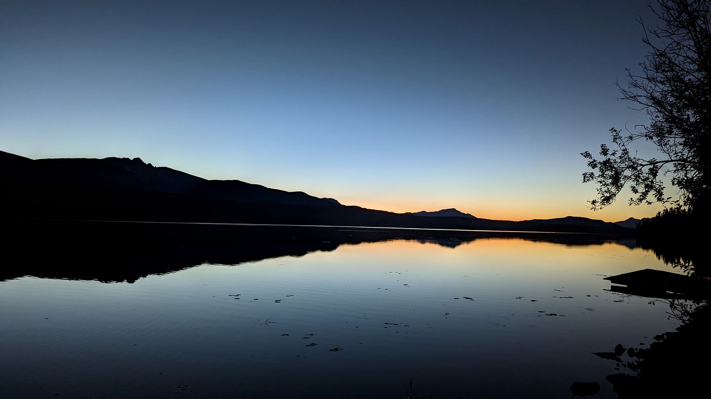 Rustic Cabin with Breathtaking Mountain Views from the Private Deck near Chapman Lake, British Columbia