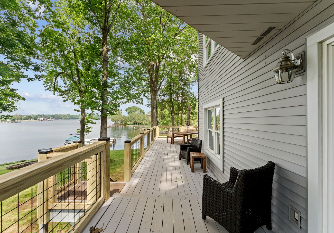 Secluded Luxury Lakeside Retreat with Private Shoreline near Charlotte, Lake Norman North Carolina