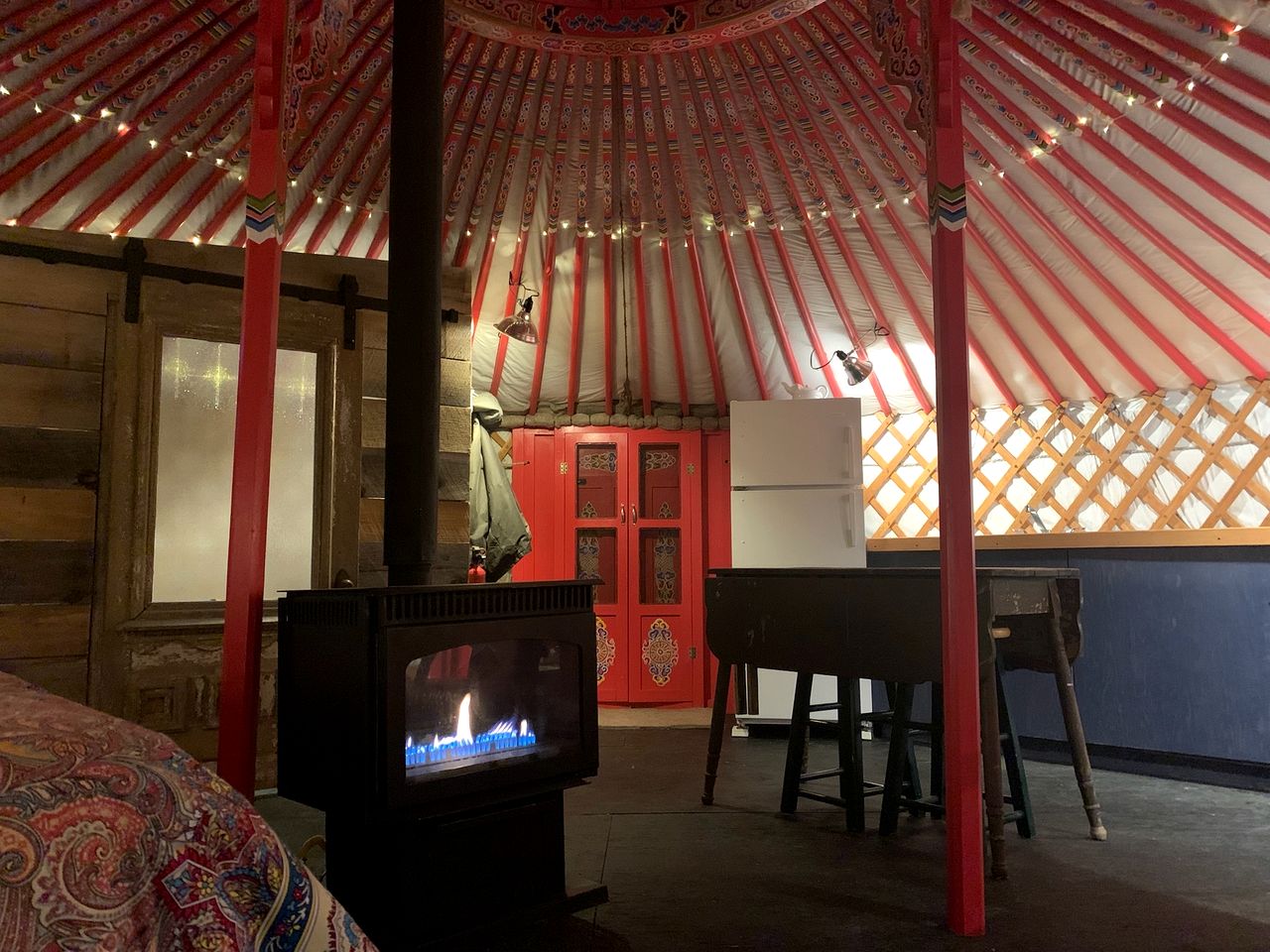 Amazing Traditional Mongolian Yurt on Seagull Lake for a Romantic Getaway in Ontario