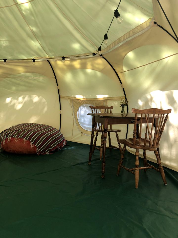 Cozy Off-Grid Canvas Bell Tent Surrounded by Nature for a Peaceful Getaway in Tehkummah, Ontario