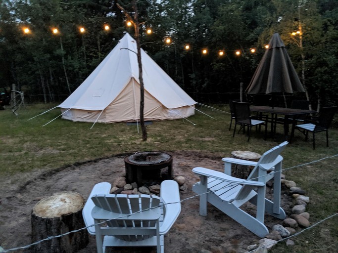 Beautiful Pet-Friendly Bell Tent for a Peaceful Off-Grid Getaway in Westlock County, Alberta