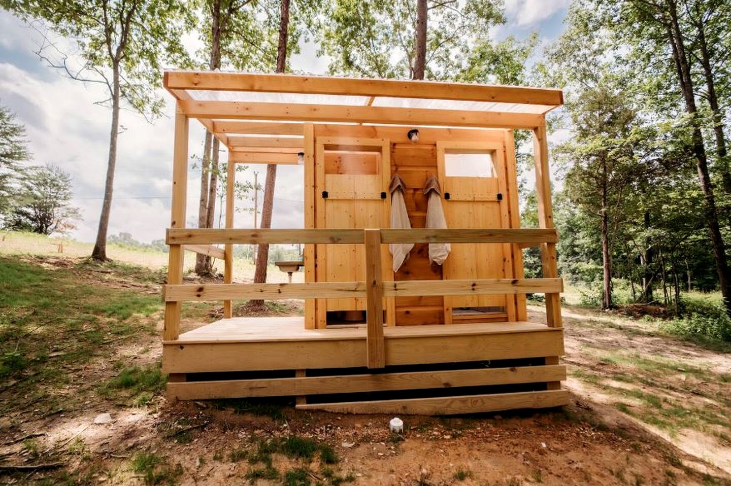 Cozy Modern A-Frame with Private Access Trail to Black Creek in Robbins, Tennessee