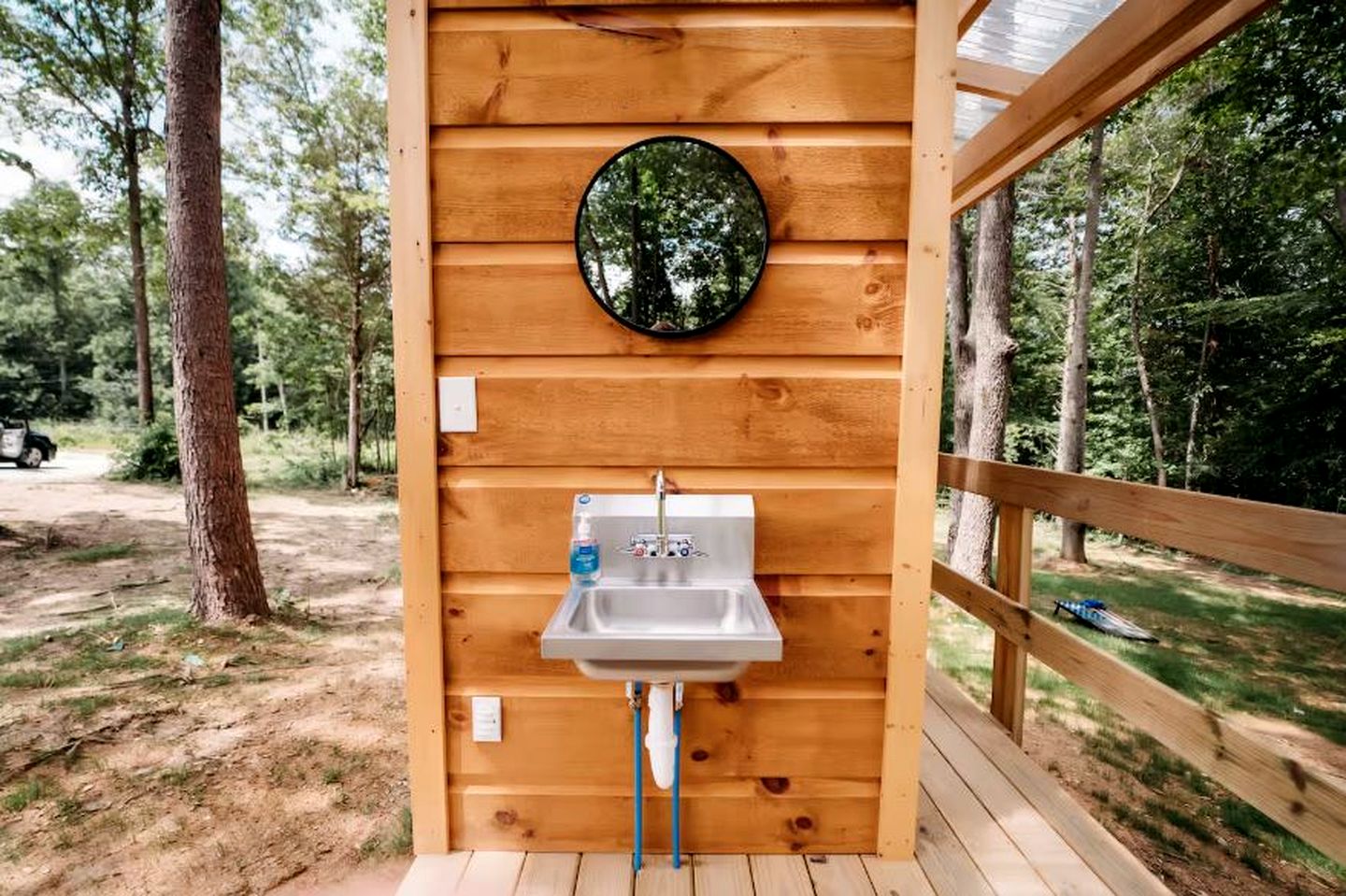 Cozy Modern A-Frame with Private Access Trail to Black Creek in Robbins, Tennessee