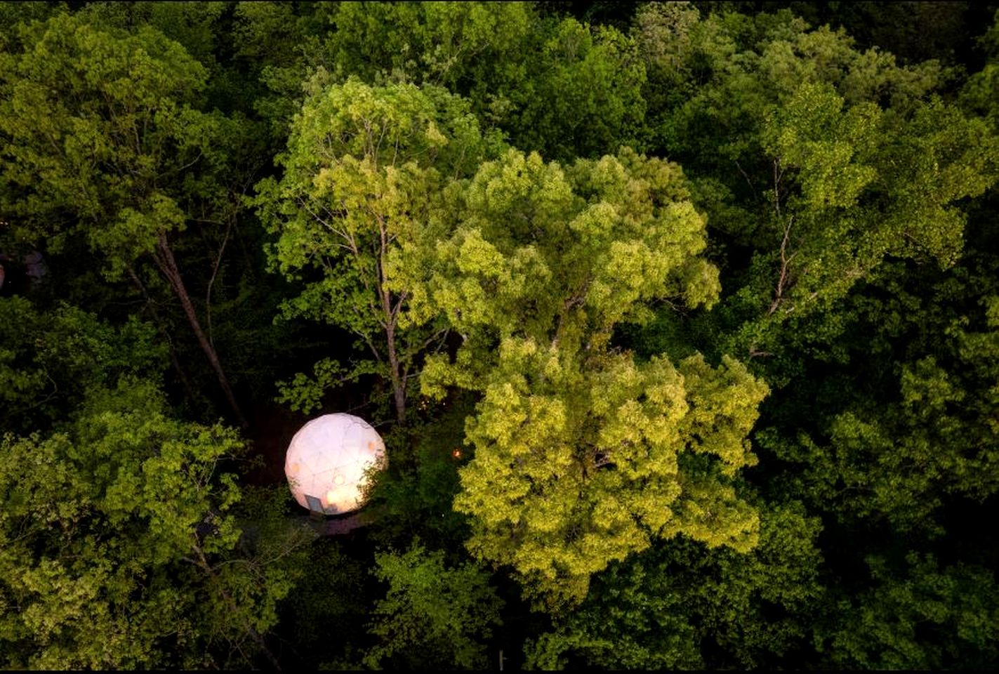 Luxurious Dome Surrounded by Nature for a Unique Romantic Escape near Brimstone and Big South Fork in Tennessee