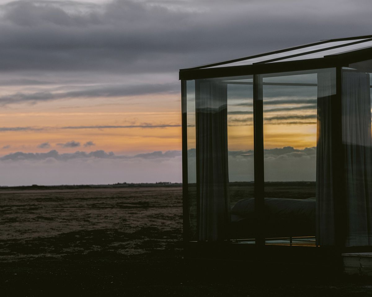 Gorgeous Modern Tiny House Surrounded by Spectacular Views for a Romantic Getaway in Nature in Hvolsvöllur, Iceland