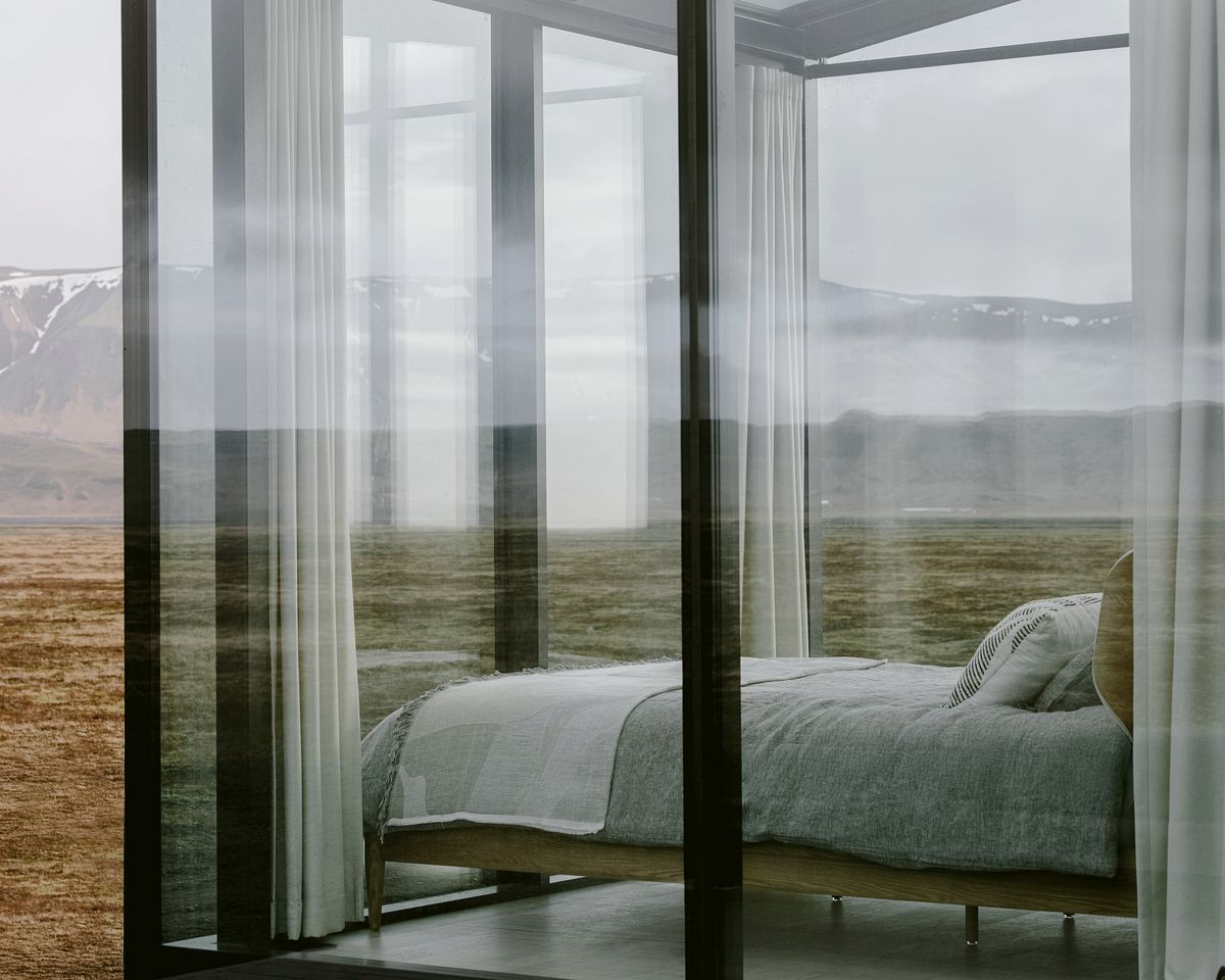 Gorgeous Modern Tiny House Surrounded by Spectacular Views for a Romantic Getaway in Nature in Hvolsvöllur, Iceland