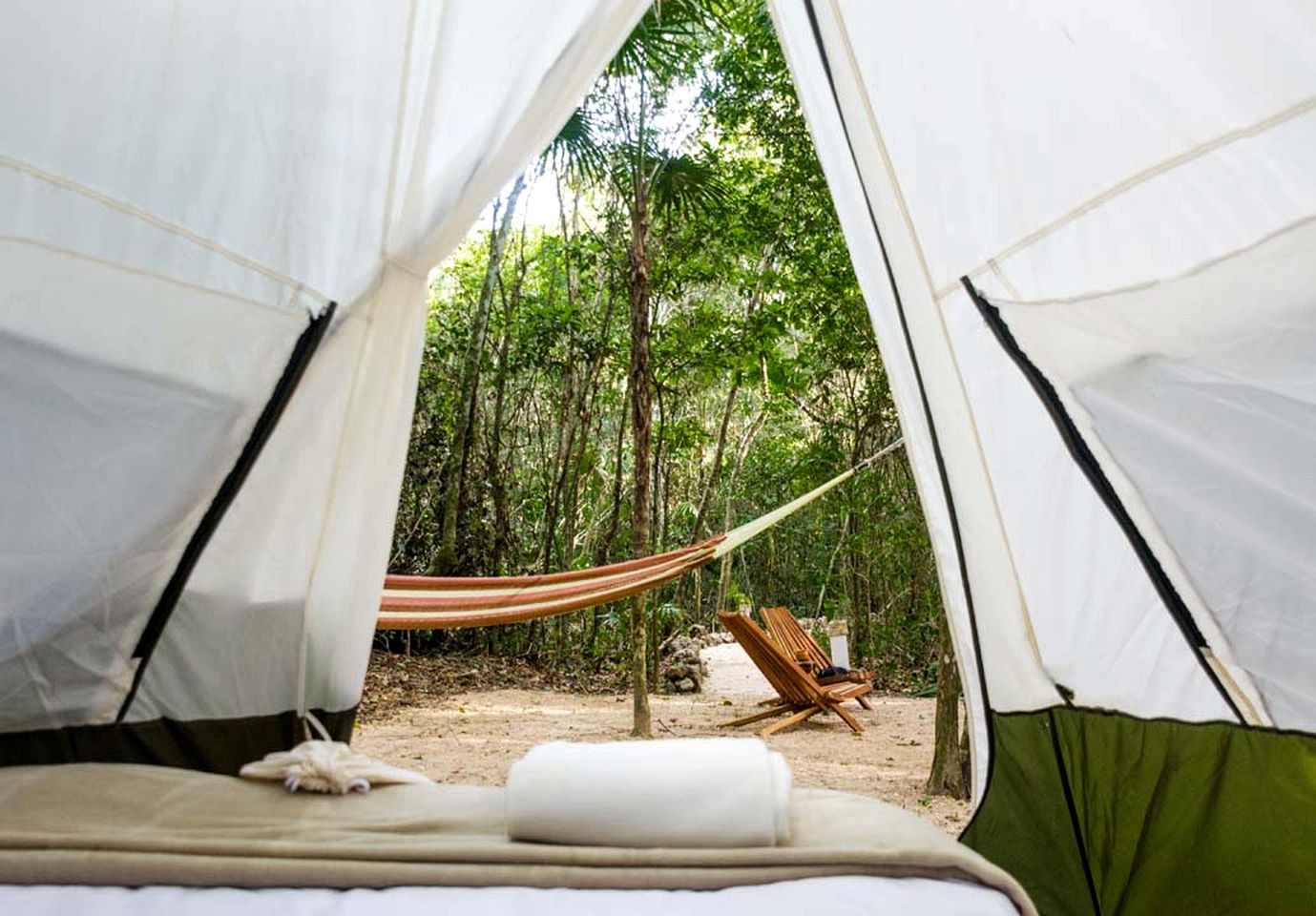 Cozy Bell Tent for a Unique Family Glamping Getaway Surrounded by Nature in Quintana Roo, Mexico