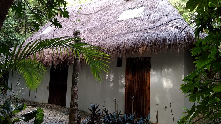 Yurts (Mexico, Puerto Morelos, Quintana Roo)