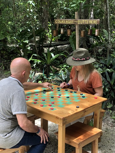 Yurts (Mexico, Puerto Morelos, Quintana Roo)