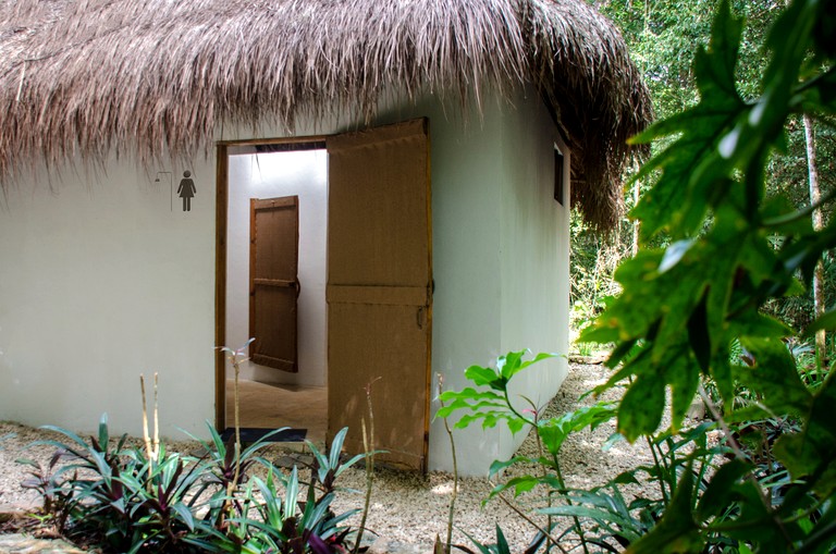 Yurts (Mexico, Puerto Morelos, Quintana Roo)