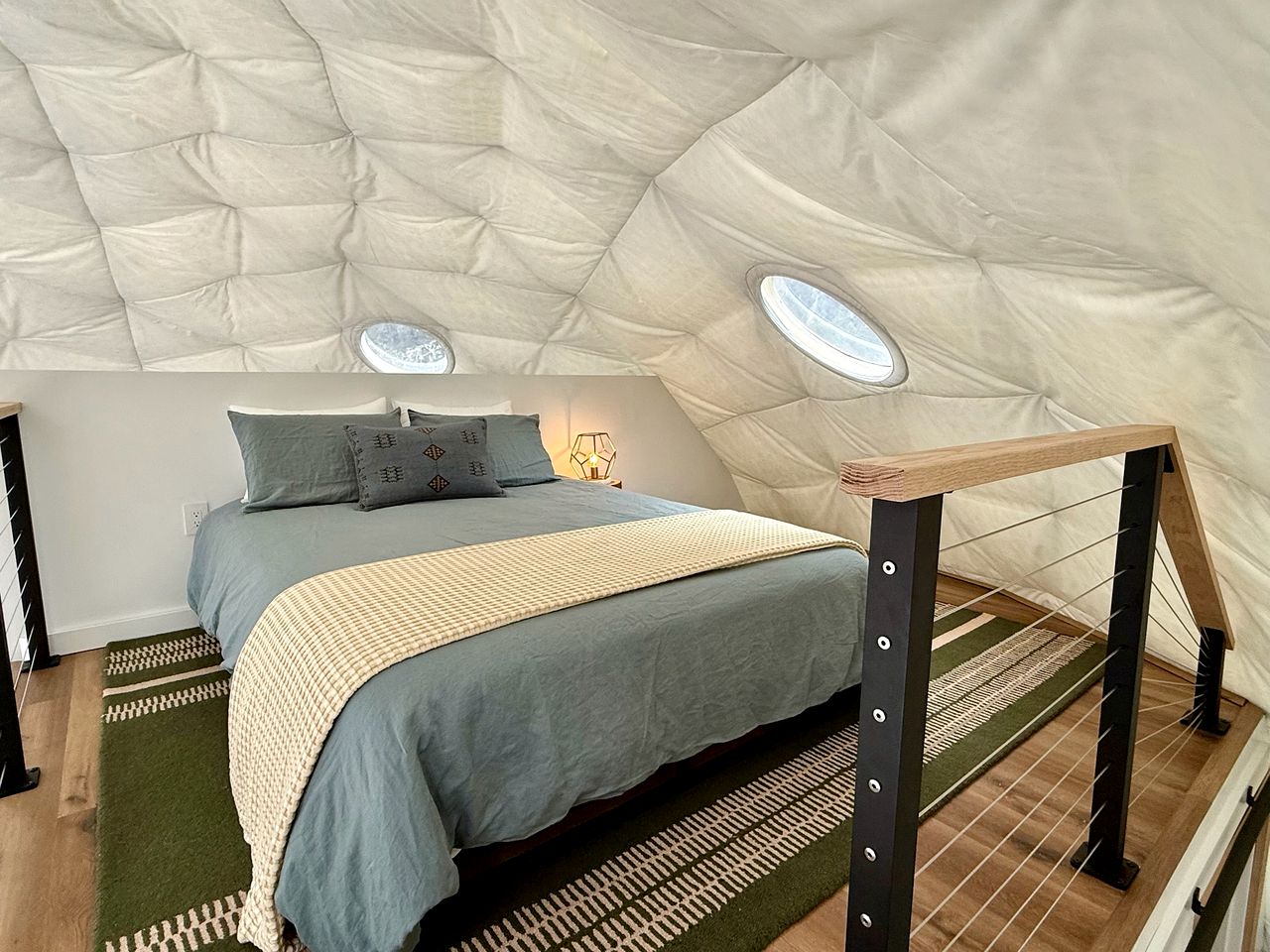 Luxury Treetop Glamping Dome with Private Hot Tub near Crane Lake, Minnesota