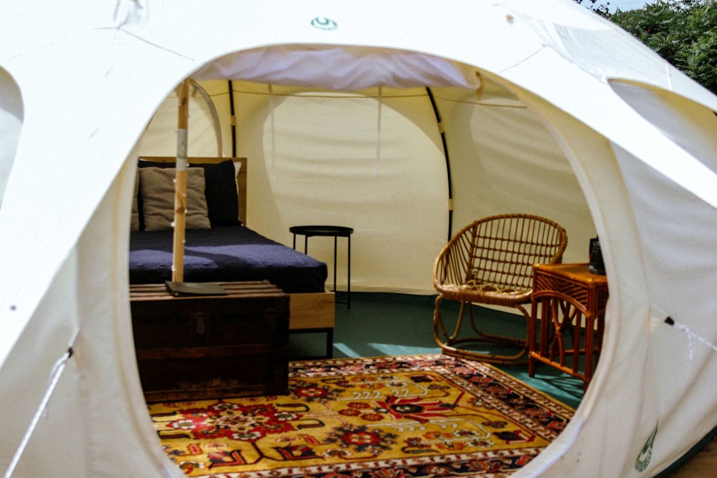 Gorgeous Bell Tent on a Beautiful Sanctuary for a Relaxing Glamping Experience in Luskville, Quebec