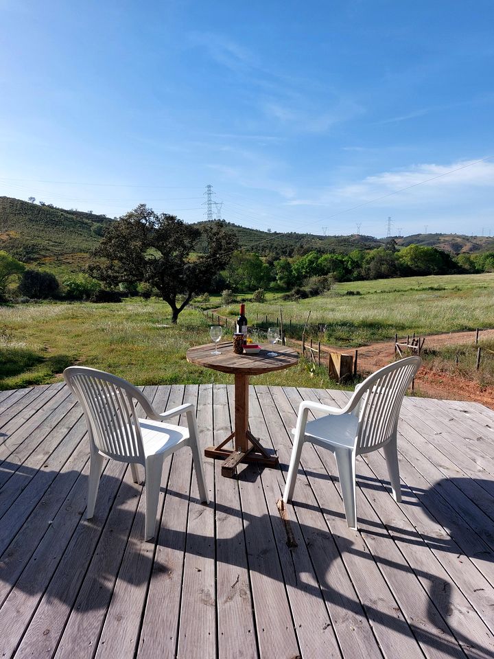 Cozy Caravan Surrounded by Forest and Rolling Valleys for a Unique Romantic Getaway in Beja District, Portugal