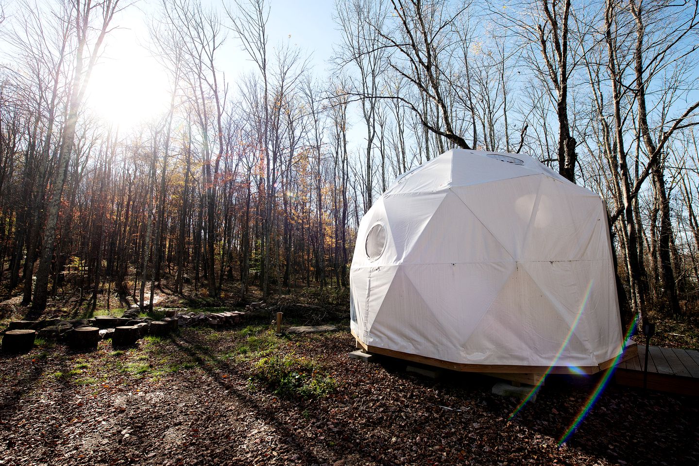 Cozy Unique Dome for a Romantic Glamping Getaway on a Private Farm in Woodridge, New York
