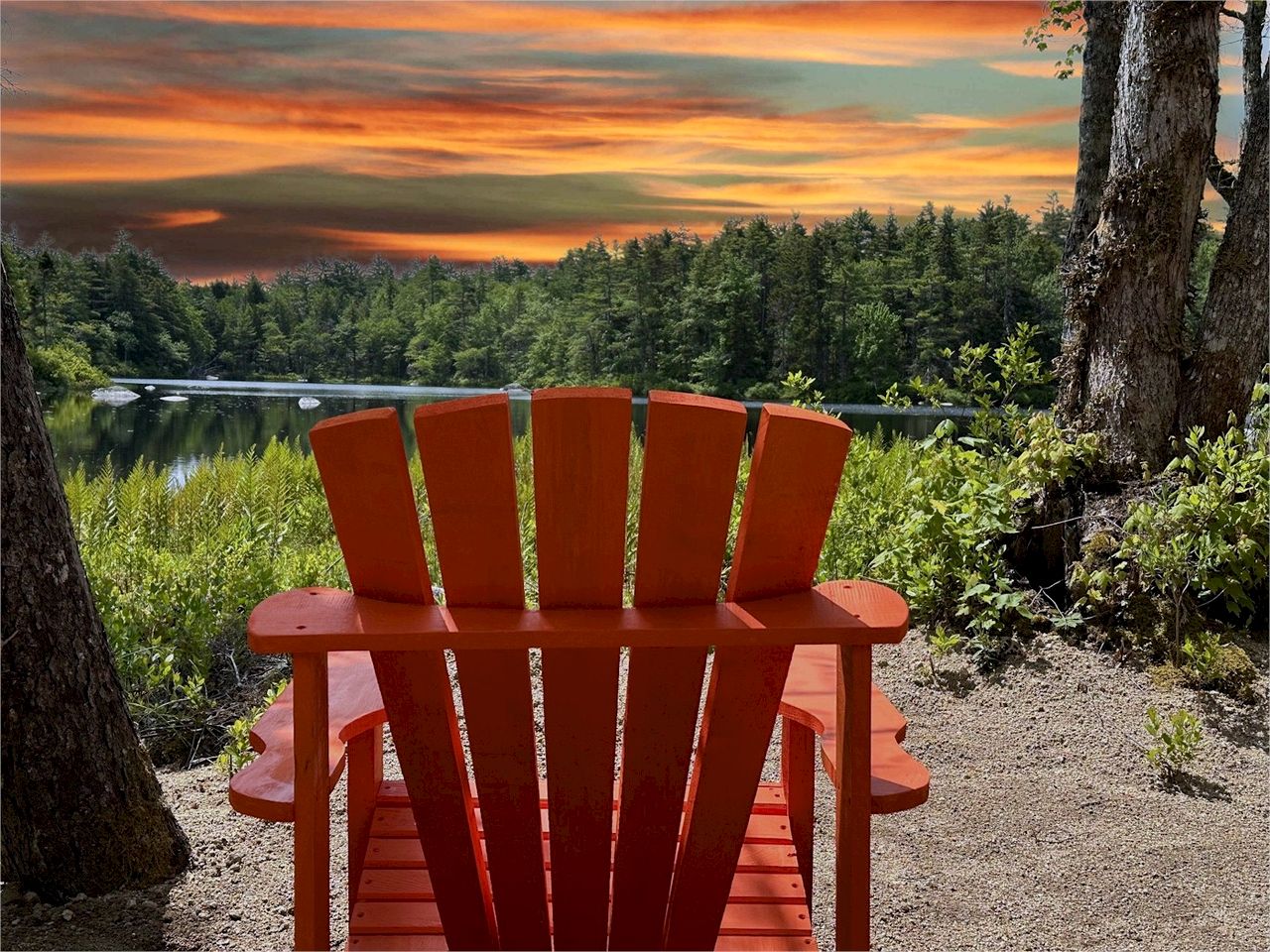 Beautiful Safari Tent with Incredible Views for a Romantic Glamping Getaway near Milford, Nova Scotia